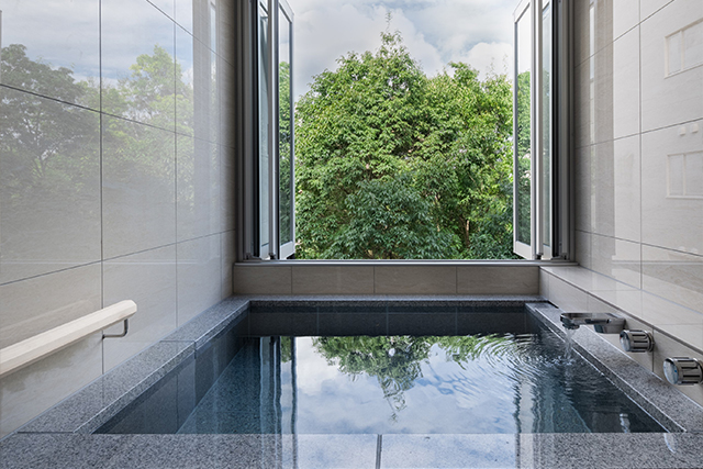 緑に抱かれる露天風呂付デラックス60㎡和洋室E